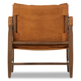 Lenz Leather Chair, Kennison Cognac-Furniture - Chairs-High Fashion Home