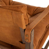 Lenz Leather Chair, Kennison Cognac-Furniture - Chairs-High Fashion Home