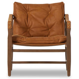 Lenz Leather Chair, Kennison Cognac-Furniture - Chairs-High Fashion Home