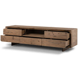 Henry Media Console, Rustic Grey-Furniture - Storage-High Fashion Home