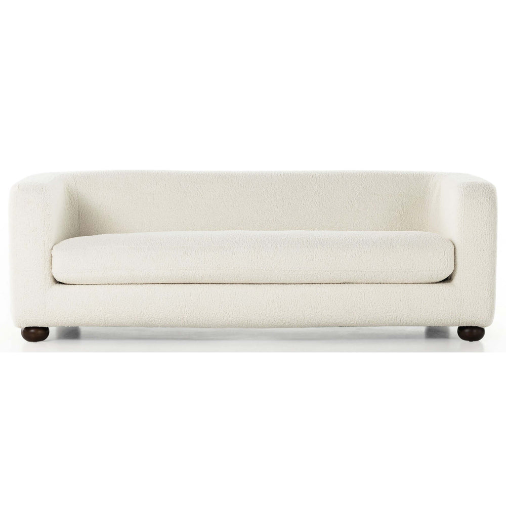 Gidget Sofa, Sheepskin Natural-Furniture - Sofas-High Fashion Home