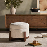 Esben 25" Storage Ottoman, Sattley Fog-Furniture - Chairs-High Fashion Home