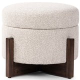 Esben 25" Storage Ottoman, Sattley Fog-Furniture - Chairs-High Fashion Home