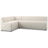 Augustine 100" Dining L-Shape Banquette, Capri Oatmeal