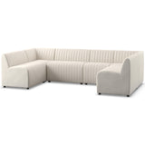 Augustine 120" Dining U-Shape Banquette, Capri Oatmeal