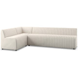 Augustine 110" Dining L-Shape Banquette, Capri Oatmeal