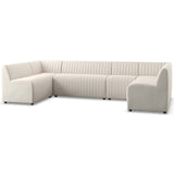 Augustine 130" Dining U-Shape Banquette, Capri Oatmeal