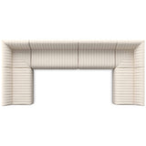 Augustine 144" Dining U-Shape Banquette, Capri Oatmeal