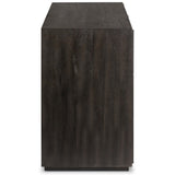 Leo 6 Drawer Dresser, Smoked Black