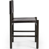 Kena Leather Dining Chair, Sonoma Black/Charcoal, Set of 2-Furniture - Dining-High Fashion Home