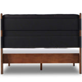 Halston Leather Bed, Terra Brown-Furniture - Bedroom-High Fashion Home