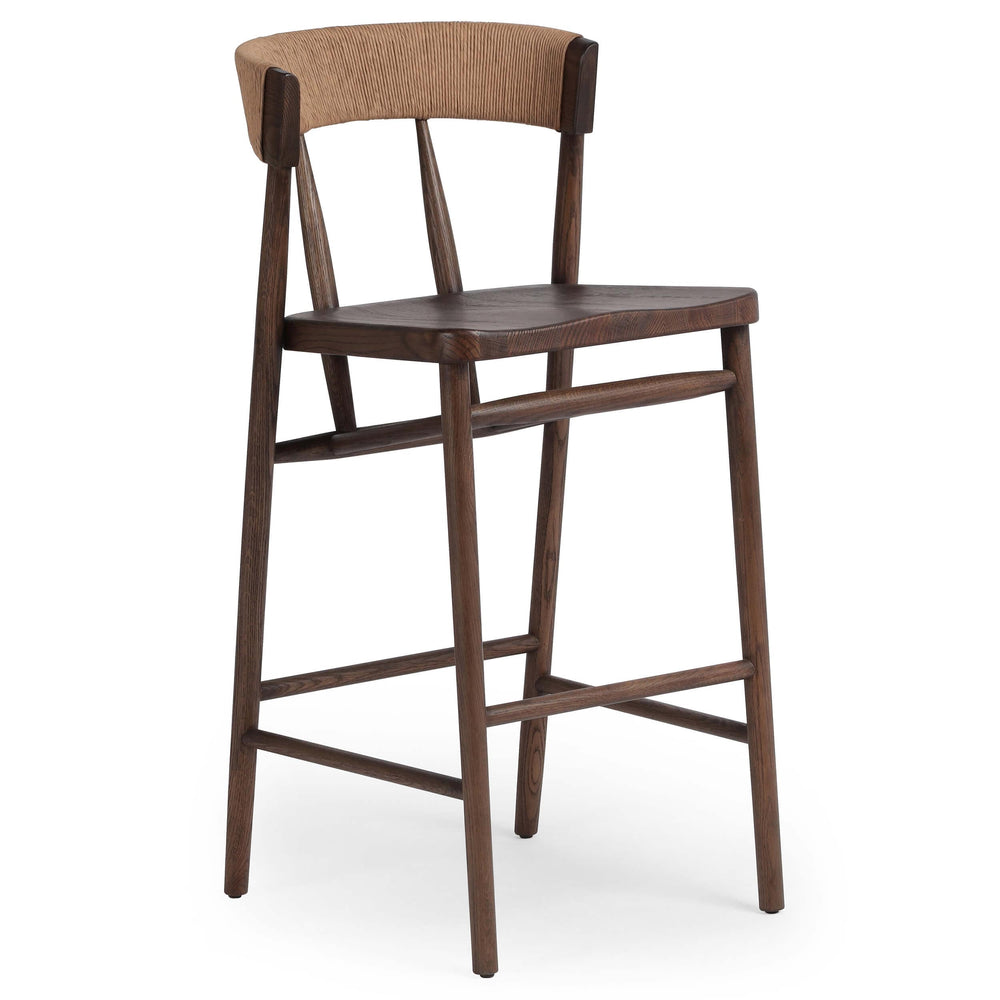 Buxton Bar Stool, Drifted Oak-Furniture - Dining-High Fashion Home