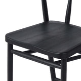 Buxton Bar Stool, Black Oak-Furniture - Dining-High Fashion Home