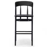 Buxton Bar Stool, Black Oak-Furniture - Dining-High Fashion Home