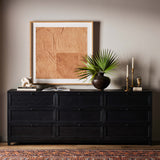 Millie 9 Drawer Dresser, Matte Black-Furniture - Storage-High Fashion Home