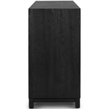 Millie 6 Drawer Dresser, Drifted Matte Black-Furniture - Storage-High Fashion Home