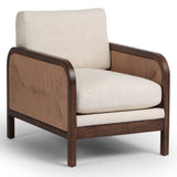 Kalani Chair, Alcala Cream-Furniture - Chairs-High Fashion Home