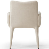 Monza Dining Arm Chair, Mixt Linen Natural-Furniture - Dining-High Fashion Home