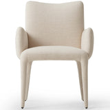 Monza Dining Arm Chair, Mixt Linen Natural-Furniture - Dining-High Fashion Home