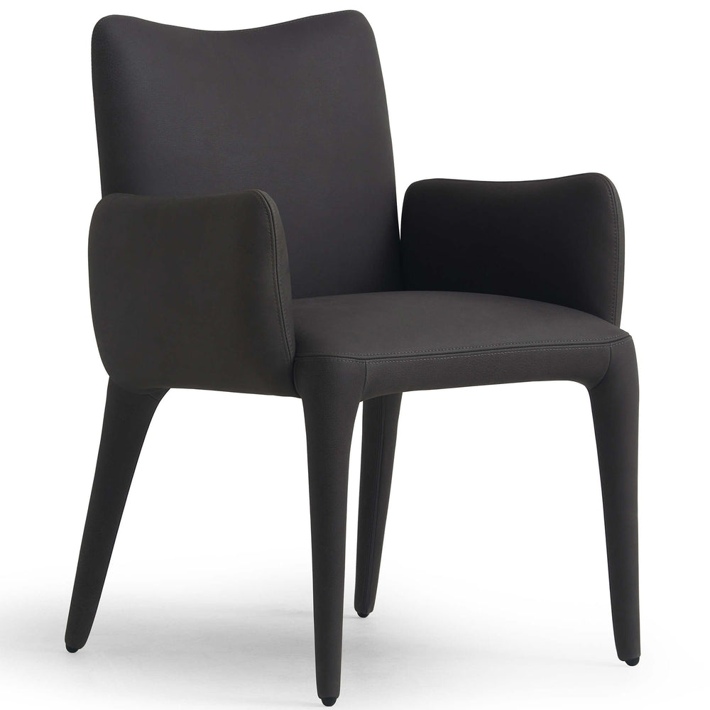 Monza Dining Arm Chair, Heritage Graphite-Furniture - Dining-High Fashion Home