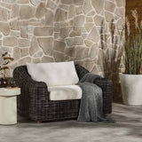 Messina Outdoor Chair, Chunky Charcoal-Furniture - Outdoor-High Fashion Home