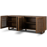 Covington Media Console, Matte Brown-Furniture - Storage-High Fashion Home