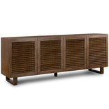 Covington Media Console, Matte Brown-Furniture - Storage-High Fashion Home