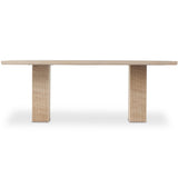 Ritt Dining Table, White Oak-Furniture - Dining-High Fashion Home