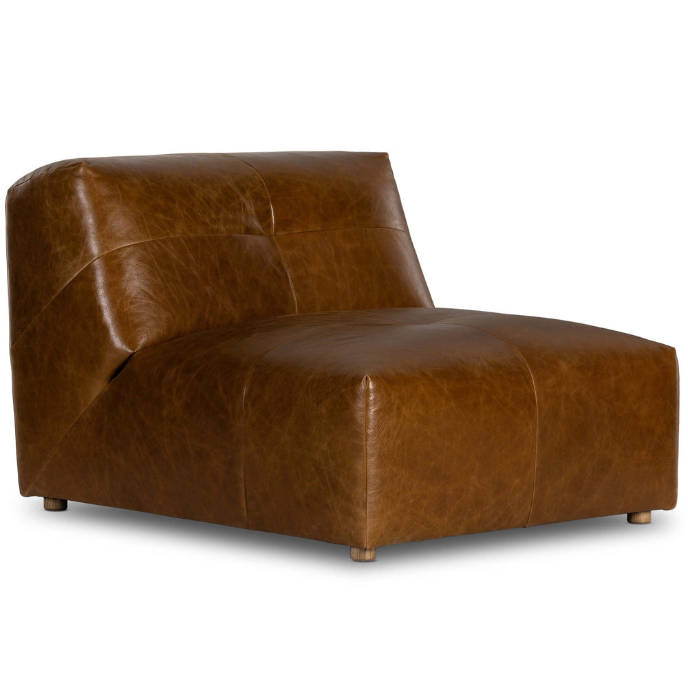 Miles Leather Chair, Vintage Soft Camel-Furniture - Chairs-High Fashion Home