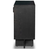 Levon Bar Cabinet, Black-Furniture - Storage-High Fashion Home