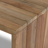 Gilroy Outdoor End Table, Natural-Furniture - Accent Tables-High Fashion Home