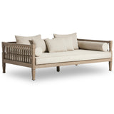 Amero Outdoor Sofa, Faye Sand/Washed Brown-Furniture - Sofas-High Fashion Home