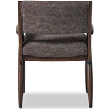 Papile Dining Arm Chair, Hasselt Ebony-Furniture - Dining-High Fashion Home