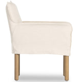 Addington Slipcover Dining Arm Chair, Brussels Natural-Furniture - Dining-High Fashion Home