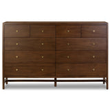 Sullivan 10 Drawer Dresser, Saddle Tan-Furniture - Storage-High Fashion Home