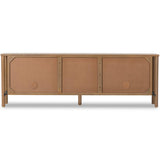 Veta Media Console, Taupe-Furniture - Storage-High Fashion Home