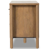 Veta Media Console, Taupe-Furniture - Storage-High Fashion Home