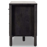 Veta Media Console, Black-Furniture - Storage-High Fashion Home