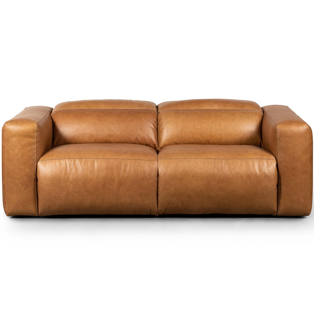 Radley 2 Piece Leather Power Recliner Sofa, Sonoma Butterscotch-Furniture - Sofas-High Fashion Home