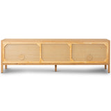 Laker Media Console, Light Oak-Furniture - Storage-High Fashion Home