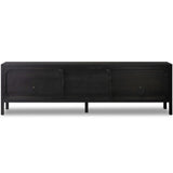 Laker Media Console, Black-Furniture - Storage-High Fashion Home