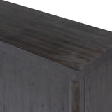 Laredo Media Console, Smoked Black-Furniture - Storage-High Fashion Home