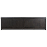 Laredo Media Console, Smoked Black-Furniture - Storage-High Fashion Home