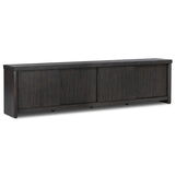 Laredo Media Console, Smoked Black-Furniture - Storage-High Fashion Home