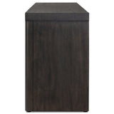 Laredo Media Console, Smoked Black-Furniture - Storage-High Fashion Home