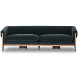 Cairo Sofa, Modern Velvet Smoke-Furniture - Sofas-High Fashion Home