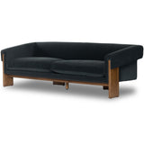 Cairo Sofa, Modern Velvet Smoke-Furniture - Sofas-High Fashion Home