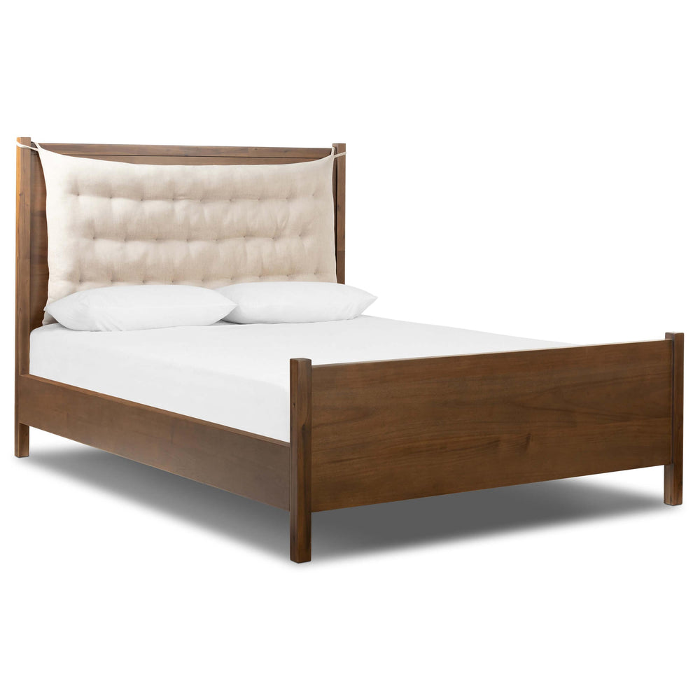 Sullivan Bed, Saddle Tan-Furniture - Bedroom-High Fashion Home