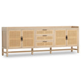 Caprice 96" Sideboard, Natural-Furniture - Storage-High Fashion Home