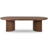 Paden 68.5" Coffee Table, Seasoned Brown Acacia-Furniture - Accent Tables-High Fashion Home